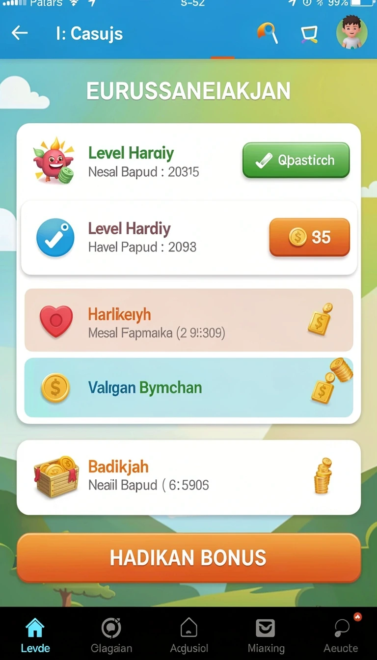 Beragam pilihan permainan menarik dalam aplikasi Aplikasi 4p4p Terpercaya untuk Android.