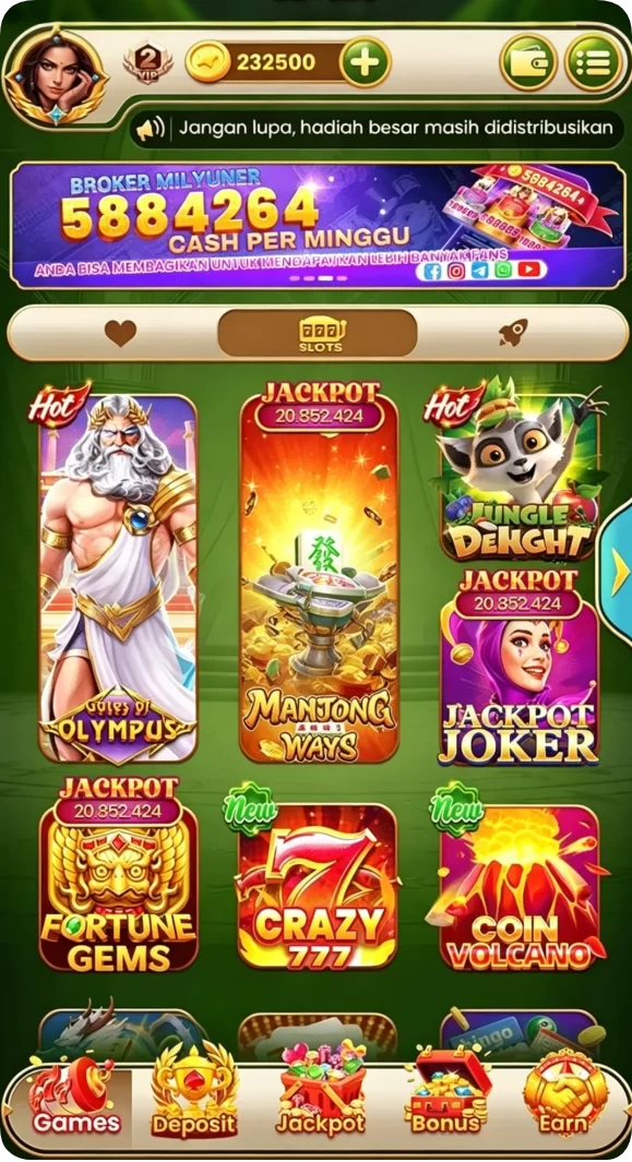 Beragam pilihan permainan menarik dalam aplikasi Aplikasi mpo76 Resmi dan Terpercaya di Android.