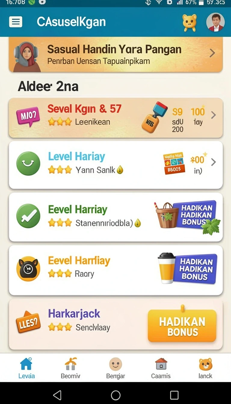 Beragam pilihan permainan menarik dalam aplikasi Aplikasi d06games Terpercaya untuk Android.